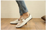 Striped Casual Driving Shoes