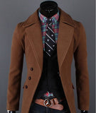 Three Quarter Length Slim Fit Tracker Trenchcoat