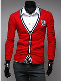 Preppy Crest Cardigan