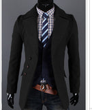 Three Quarter Length Slim Fit Tracker Trenchcoat