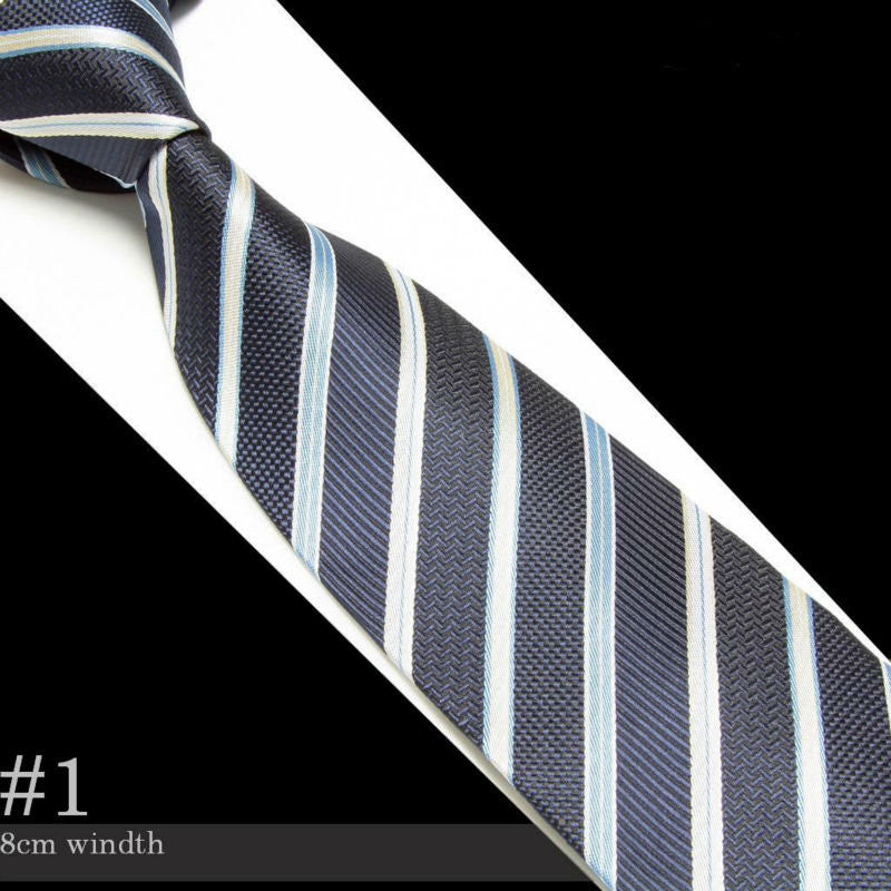 Microfiber Striped Neckties - 20 Styles