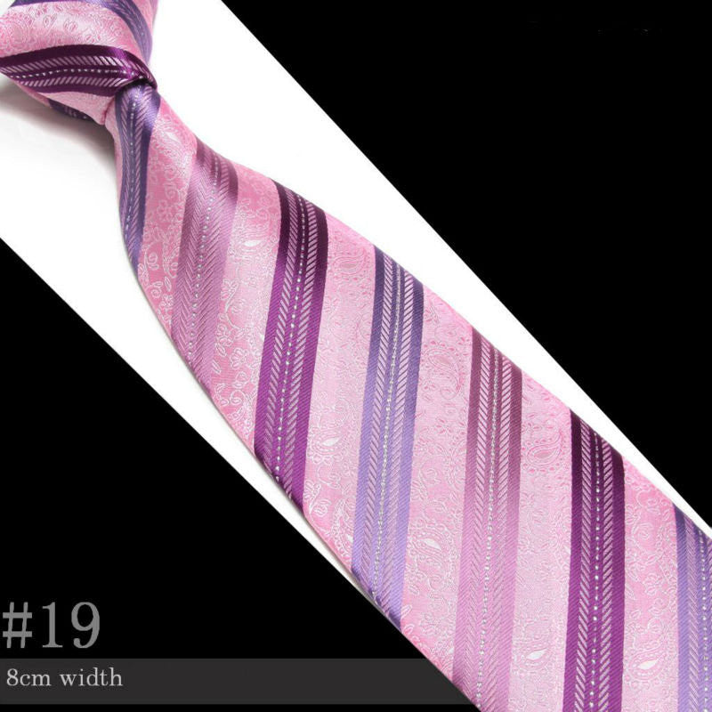 Microfiber Striped Neckties - 20 Styles