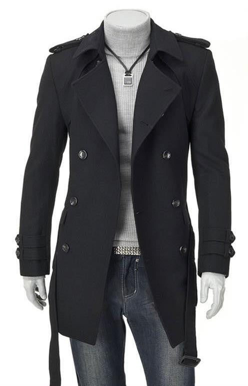 3 Quarter Length Double Breasted Trench Coat