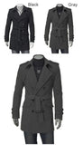 3 Quarter Length Double Breasted Trench Coat