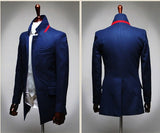 Mandarin Collar Slim Fit Korean Style Jacket