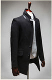 Mandarin Collar Slim Fit Korean Style Jacket