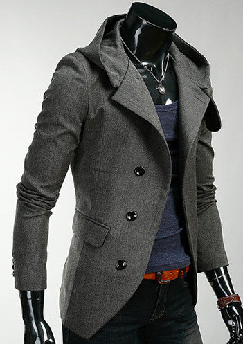 Slim Fit Blazer With Hoodie