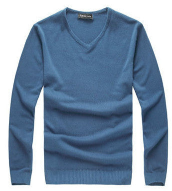 Cashmere Vneck Slim Fit Sweater