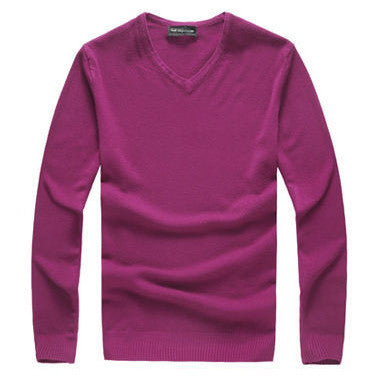 Cashmere Vneck Slim Fit Sweater