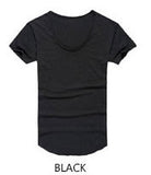 Classic Cotton V Neck Short Sleeve T-shirt