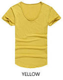 Classic Cotton V Neck Short Sleeve T-shirt