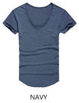 Classic Cotton V Neck Short Sleeve T-shirt