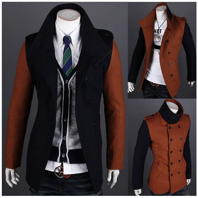 Double Breasted Korean Style Slim Fit Jacket