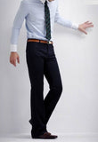 Flat Front Midrise Slim Fit Dress Pants