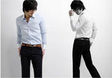 Flat Front Midrise Slim Fit Dress Pants