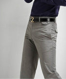 Flat Front Midrise Slim Fit Dress Pants