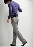 Flat Front Midrise Slim Fit Dress Pants