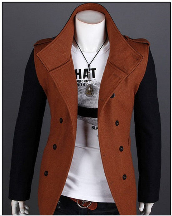 Double Breasted Korean Style Slim Fit Jacket