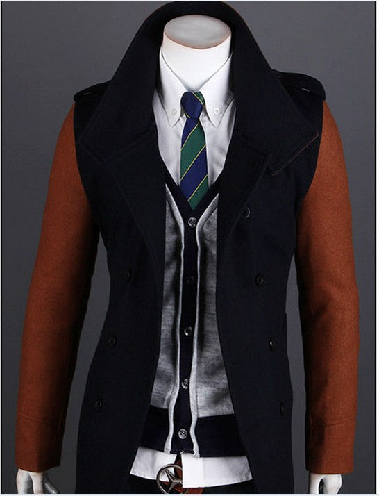 Double Breasted Korean Style Slim Fit Jacket