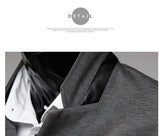 Korean Style 2-Tone Slim Fit Casual Jacket