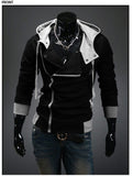 Dark Assassin Hoodie II In Red, Black & White