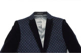 Blue Polka Dots Night Time Blazer