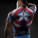 Short Sleeve Superhero Compression Shirt