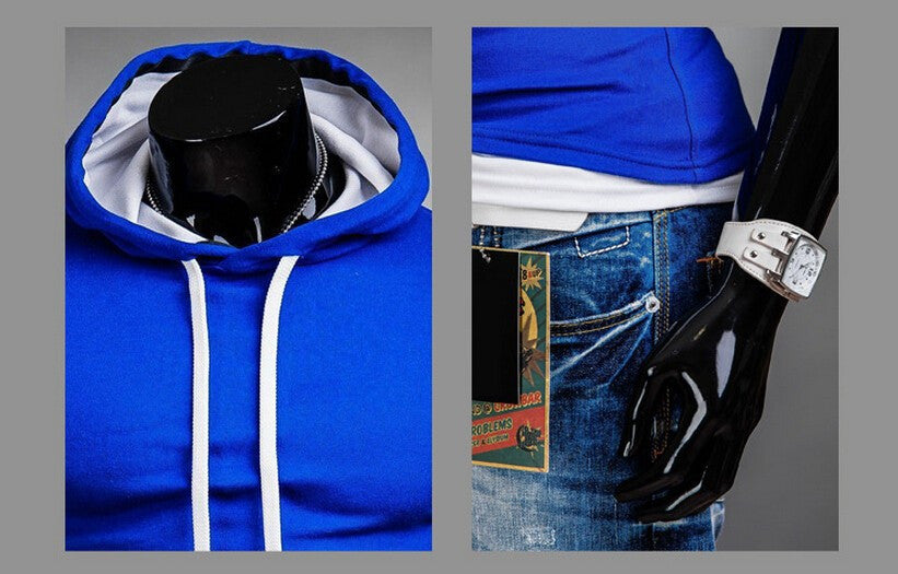 2015 Slim Fit Short Sleeve Hoodie