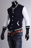 Slim Fit Baseball Jersey Spring/Fall Jacket