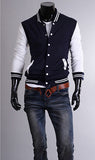 Slim Fit Baseball Jersey Spring/Fall Jacket