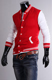 Slim Fit Baseball Jersey Spring/Fall Jacket