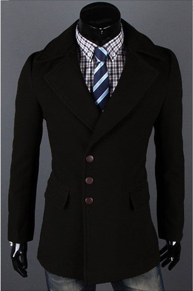 Three Quarter Length Slim Fit Tracker Trenchcoat