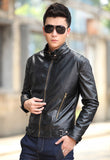 2017 Spring/Fall Collection Men's Slim Fit Faux Leather Jacket