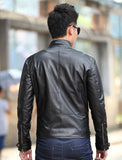 2017 Spring/Fall Collection Men's Slim Fit Faux Leather Jacket