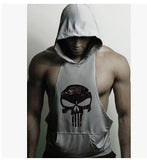 Skull Bodybuilding Stringer Hoody/Tank Top Pullover Hoody