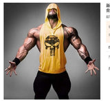 Skull Bodybuilding Stringer Hoody/Tank Top Pullover Hoody