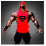 Skull Bodybuilding Stringer Hoody/Tank Top Pullover Hoody