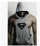 Skull Bodybuilding Stringer Hoody/Tank Top Pullover Hoody