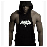 Skull Bodybuilding Stringer Hoody/Tank Top Pullover Hoody