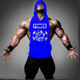 Skull Bodybuilding Stringer Hoody/Tank Top Pullover Hoody