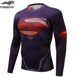 2018 Winter Collection- New TUNSECHY Men's Superhero Style Compression Shirt