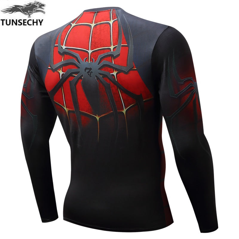 2018 Winter Collection- New TUNSECHY Men's Superhero Style Compression Shirt