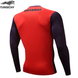 2018 Winter Collection- New TUNSECHY Men's Superhero Style Compression Shirt