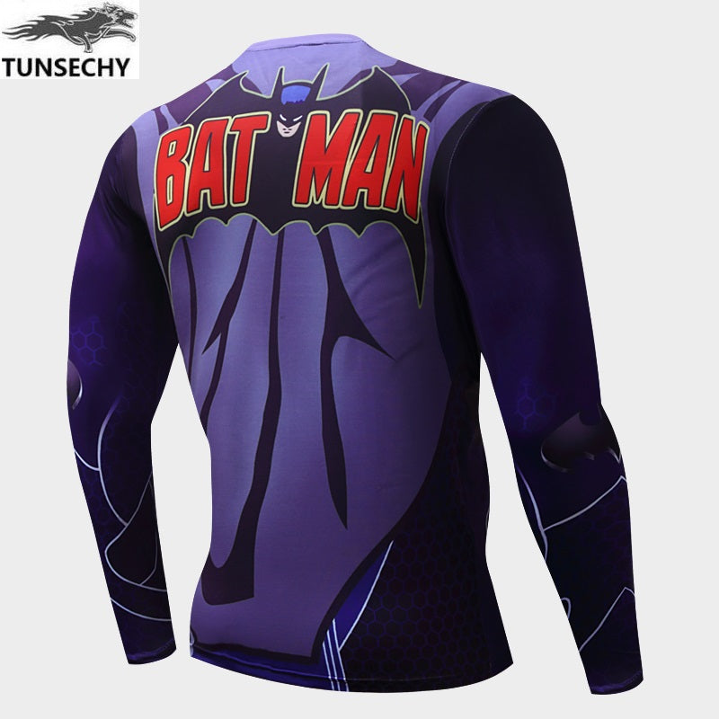 2018 Winter Collection- New TUNSECHY Men's Superhero Style Compression Shirt