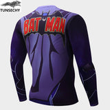 2018 Winter Collection- New TUNSECHY Men's Superhero Style Compression Shirt