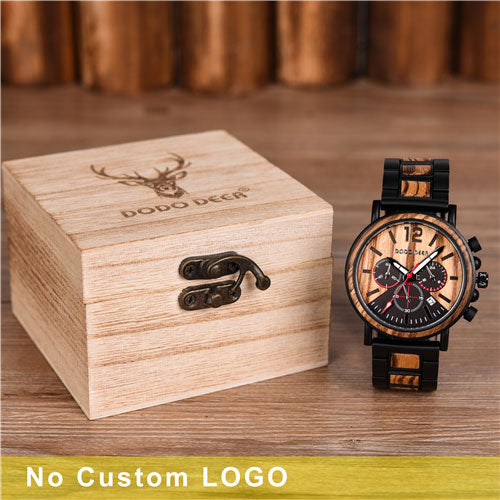 2019 Custom Engraved DODO DEER Men’s Chronograph Watch